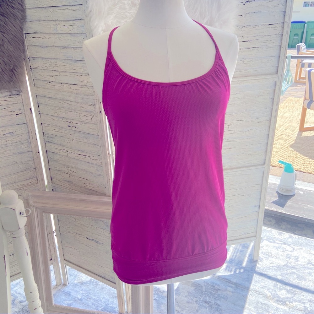 90 degree by reflex pink racerback athletic tank